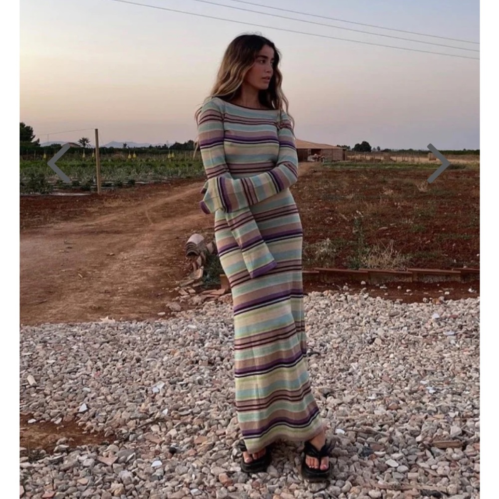 VRG GRL Rhythm and Soul Knit Maxi Dress
